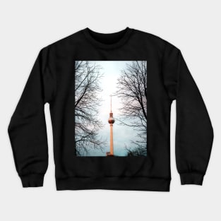 The Television Tower, Berlin Crewneck Sweatshirt